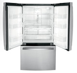 GE® 27.0 Cu. Ft. French Door Refrigerator with Internal Water Dispenser GNE27JYMFS – Fingerprint Resistant Stainless Steel