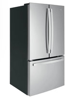 GE® 27.0 Cu. Ft. French Door Refrigerator with Internal Water Dispenser GNE27JYMFS – Fingerprint Resistant Stainless Steel