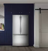 GE® 28.7 Cu. Ft. French Door Refrigerator with Internal Water Dispenser GNE29GYNFS – Fingerprint Resistant Stainless Steel