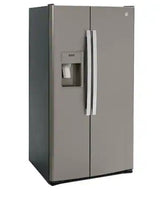 GE® 25.3 Cu. Ft. Side-by-Side Refrigerator with Ice & Water Dispenser GSS25GMPES – Fingerprint Resistant Stainless Steel