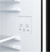 GE® 23.8 Cu. Ft. Counter-Depth Side-by-Side Refrigerator with Ice & Water Dispenser GZS24NGYBB – Black Finish