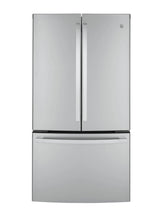 GE® 23.1 Cu. Ft. Counter-Depth French Door Refrigerator with Internal Water Dispenser GWE23GYNFS – Fingerprint Resistant Stainless Steel