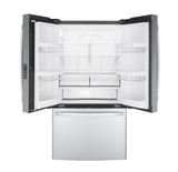 GE® 23.1 Cu. Ft. Counter-Depth French Door Refrigerator with Internal Water Dispenser GWE23GYNFS – Fingerprint Resistant Stainless Steel