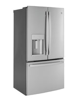 GE® 22.1 Cu. Ft. Counter-Depth French Door Refrigerator with Internal Water Dispenser GYE22GYNFS – Fingerprint Resistant Stainless Steel