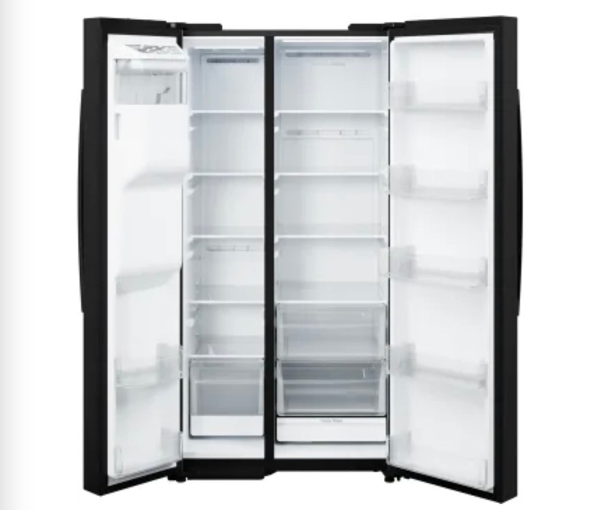 GE® 23.8 Cu. Ft. Counter-Depth French Door Refrigerator with Internal Water Dispenser GZE24NGYBB – Black Finish