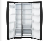 GE® 23.8 Cu. Ft. Counter-Depth French Door Refrigerator with Internal Water Dispenser GZE24NGYBB – Black Finish