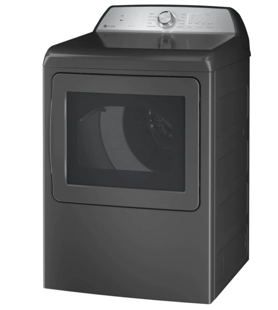 GE Profile™ 7.4 Cu. Ft. Electric Dryer with Steam Cycle PTD60EBPRDG – Carbon Graphite