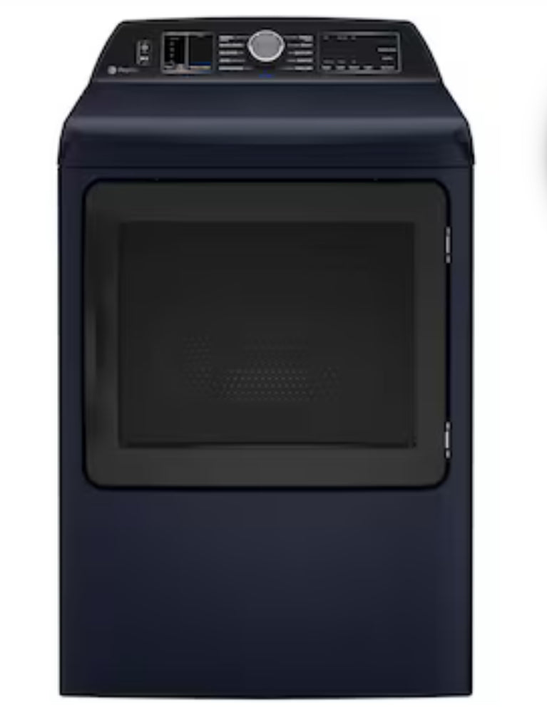 GE Profile™ 7.4 Cu. Ft. Smart Electric Dryer with Steam Cycle PTD80EBPTRS – Sapphire Blue