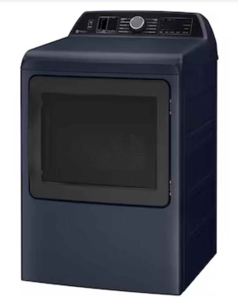 GE Profile™ 7.4 Cu. Ft. Smart Electric Dryer with Steam Cycle PTD80EBPTRS – Sapphire Blue