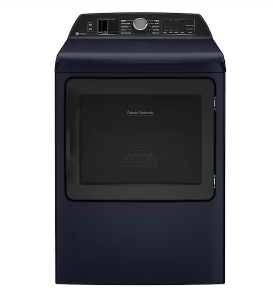 GE Profile™ Smart Washer & Electric Dryer Laundry Pair PTW800BPWRS & PTD80EBPTRS – Sapphire Blue