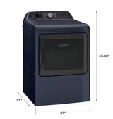 GE Profile™ Smart Washer & Electric Dryer Laundry Pair PTW800BPWRS & PTD80EBPTRS – Sapphire Blue