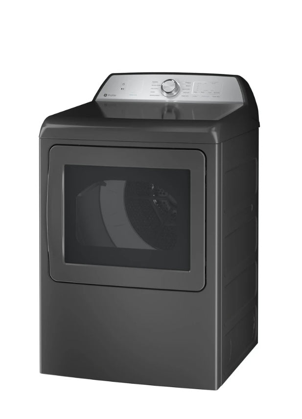 GE Profile™ Top Load Washer & Electric Dryer Laundry Pair PTW605BPRDG & PTD60EBPRDG – Carbon Graphite
