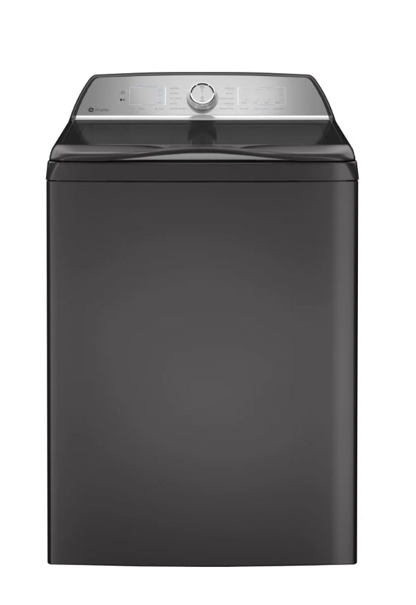 GE Profile™ Top Load Washer & Electric Dryer Laundry Pair PTW600BPRDG & PTD60EBPRDG – Carbon Graphite