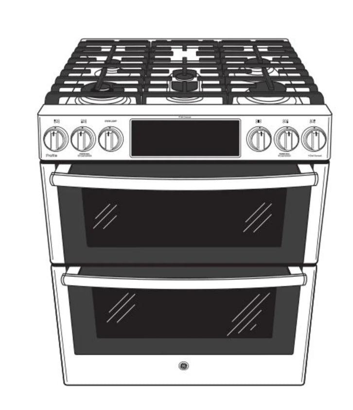 GE Profile™ 30" Smart Slide-In Gas Range with Convection Oven PGS960YPFS – Fingerprint Resistant Stainless Steel