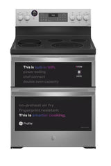 GE Profile™ 30" Free-Standing Electric Range with Convection Oven PB965YPFS – Fingerprint Resistant Stainless Steel
