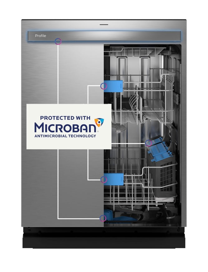 GE Profile™ Smart Top Control Dishwasher with UltraFresh System PDT795SYVFS – Fingerprint Resistant Stainless Steel