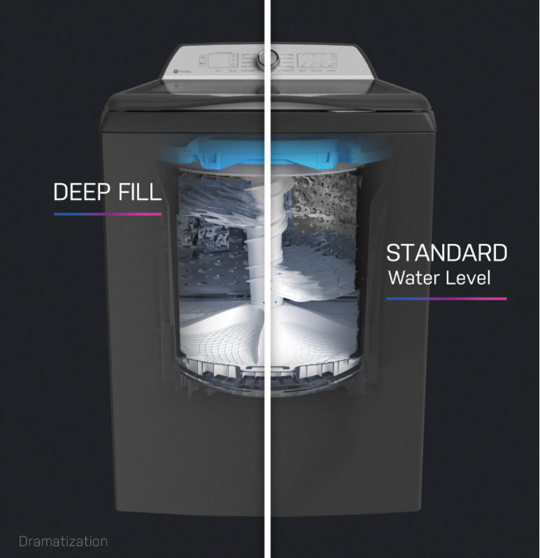 GE Profile™ Smart Top Load Washer PTW700BPTDG – Carbon Graphite