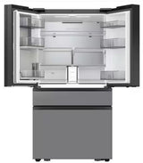 Samsung Bespoke 29 Cu. Ft. 4-Door French Door Refrigerator with AI HubFamily ™+ RF90F29AECRAA – Stainless Steel