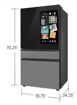 Samsung Bespoke 29 Cu. Ft. 4-Door French Door Refrigerator with AI HubFamily ™+ RF90F29AECRAA – Stainless Steel