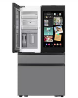 Samsung Bespoke 29 Cu. Ft. 4-Door French Door Refrigerator with AI HubFamily ™+ RF90F29AECRAA – Stainless Steel