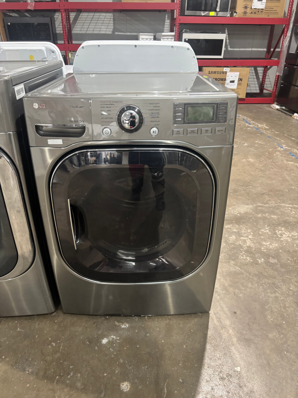 LG Large capacity Gas dryer sensor dry (used)