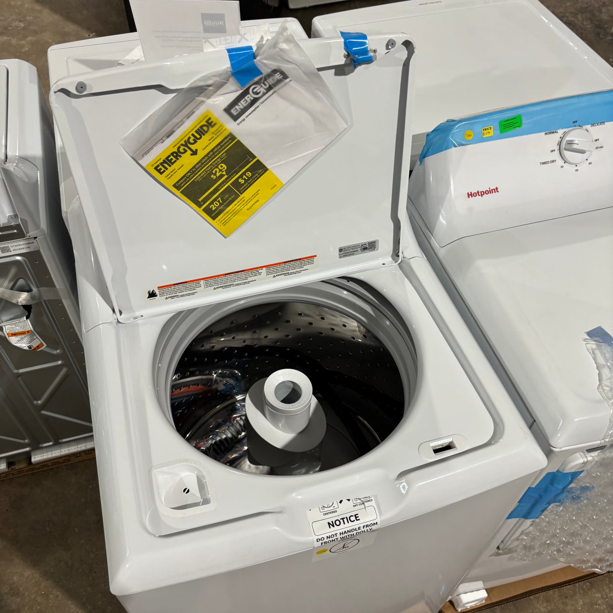 Hot point Washer and Dryer Topload Electric set (new)