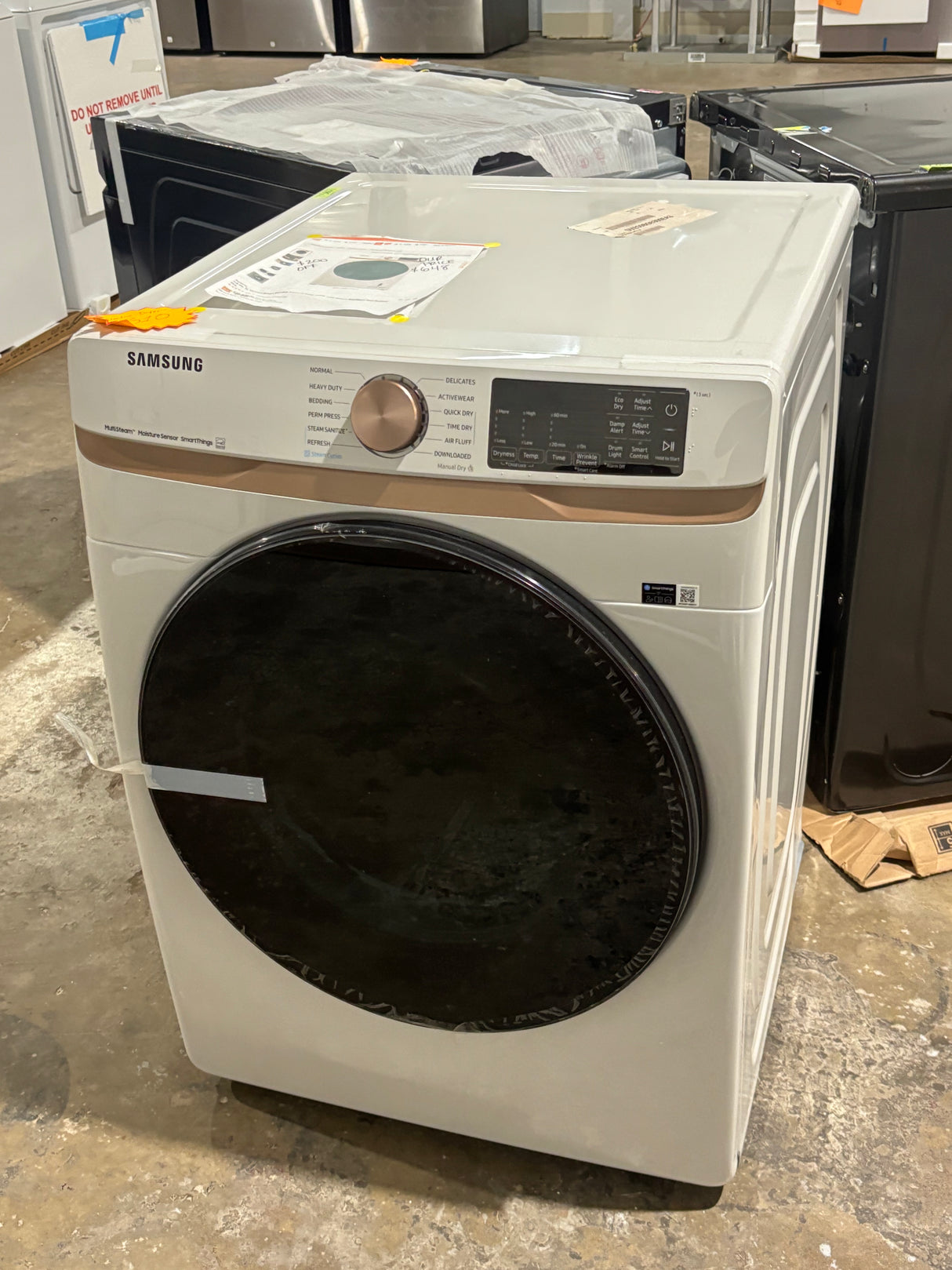 Samsung White ivory electric dryer