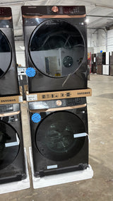 Samsung Side-by-Side Front Load Washer and Electric Dryer Set in Black