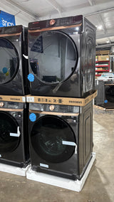 Samsung Side-by-Side Front Load Washer and Electric Dryer Set in Black