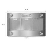 Whirlpool 36 in. Custom Hood Liner