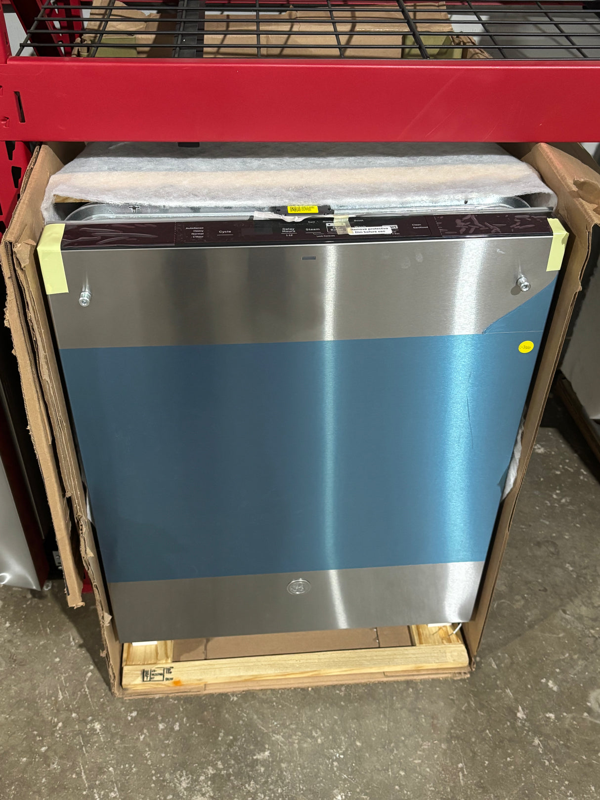 GE 24 in. Built-In Tall Tub Top Control Stainless Steel Dishwasher w/Sanitize, Dry Boost, 52 dBA