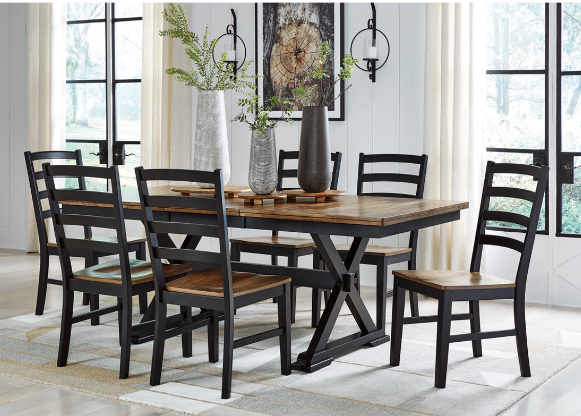 Ashley D634 - 7pc Dining Set