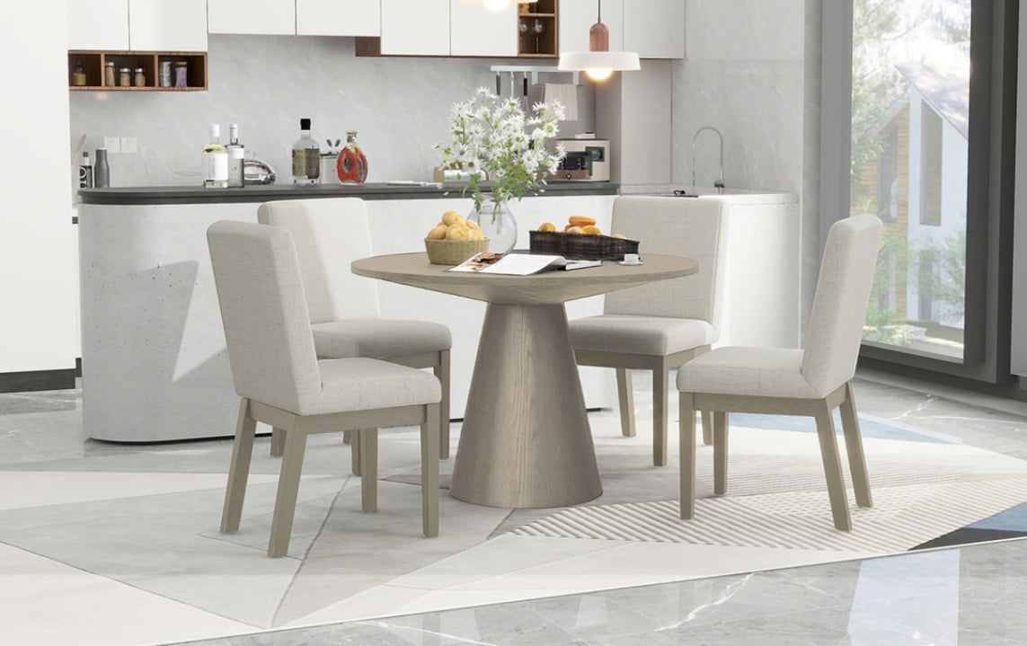 D2610 Dining Table + 4 Chair Set