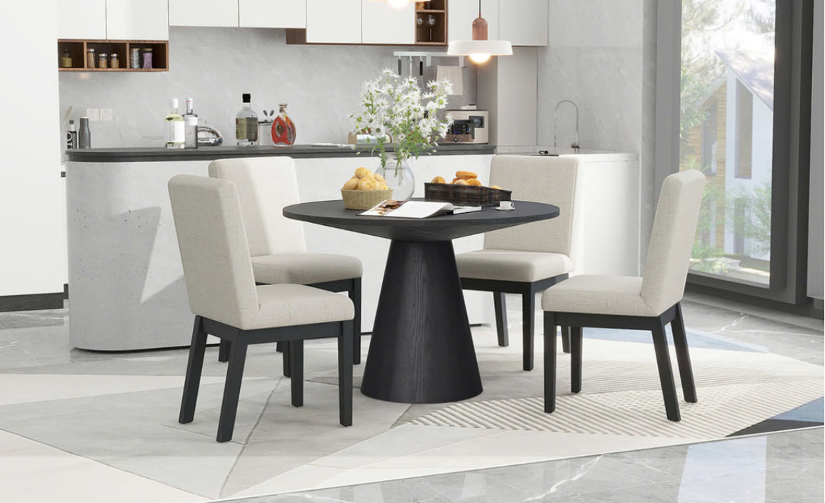 D2600 Dining Table + 4 Chair Set