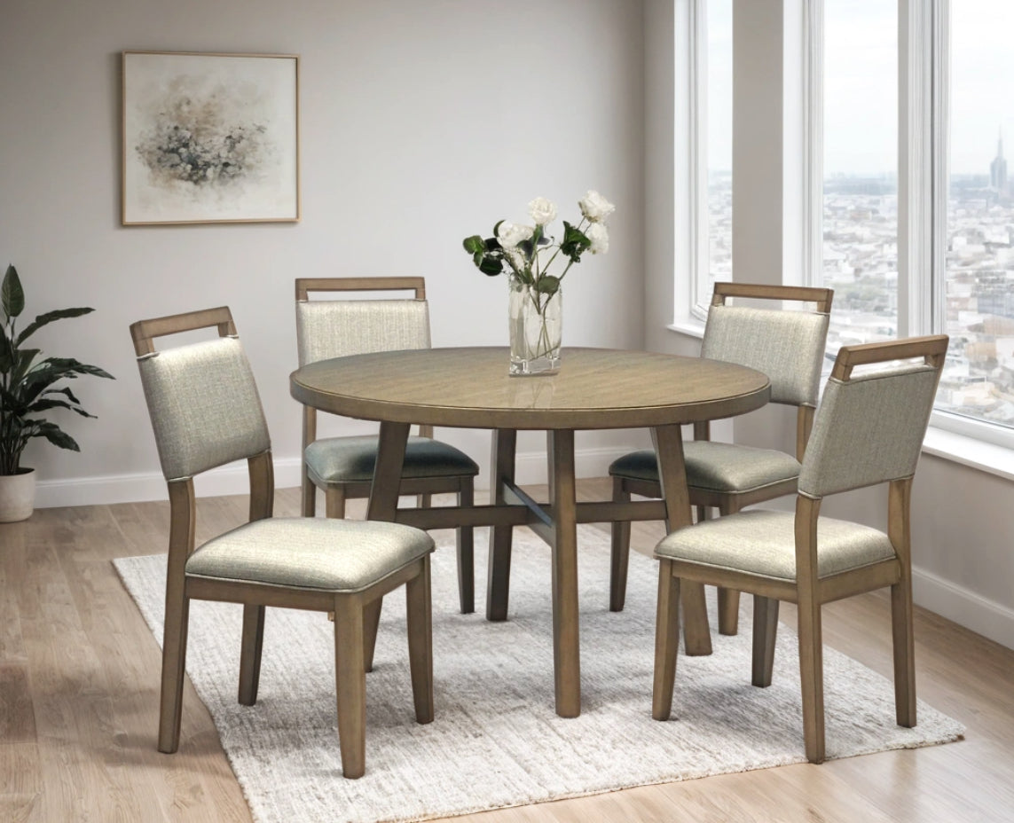 D2410 Dining Table + 4 Chair Set