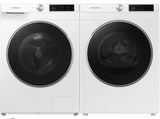 Samsung Front Load Washer & Electric Dryer Laundry Pair with Smart Features and Large Capacity WW25B6900AW / DV25B6900HW – White Laundry Set