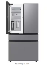 Bespoke 36 in. 29 cu. ft. Standard Depth 4-Door French Door Smart Refrigerator in Stainless Steel with Beverage Center