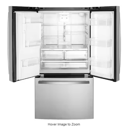 GE 25.6 cu. ft. French Door Refrigerator in Fingerprint Resistant Stainless Steel, ENERGY STAR