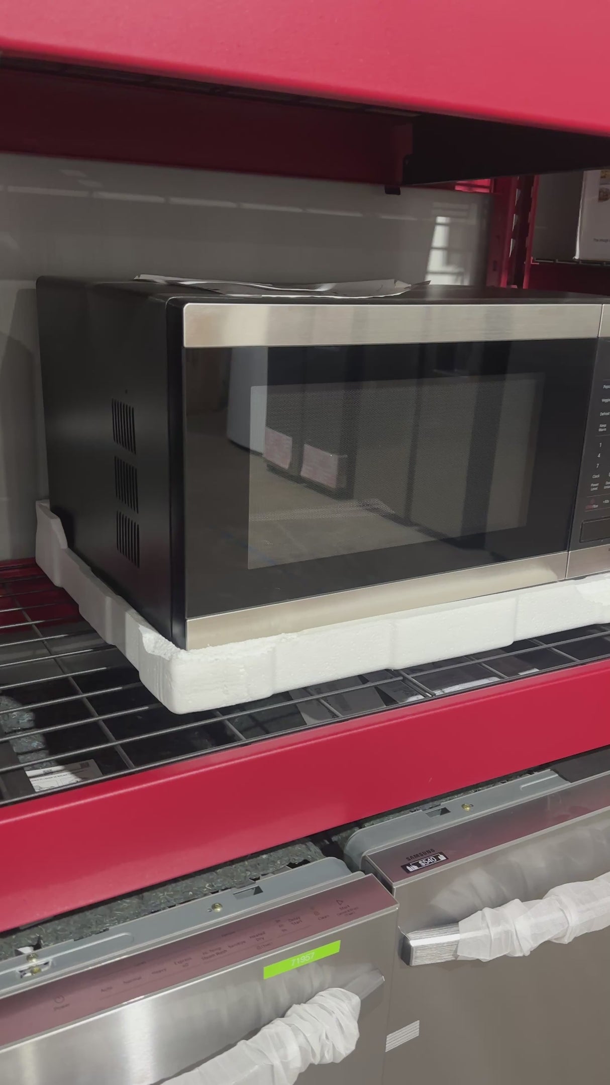 Samsung 1.9 Cu Stainless Steel Microwave