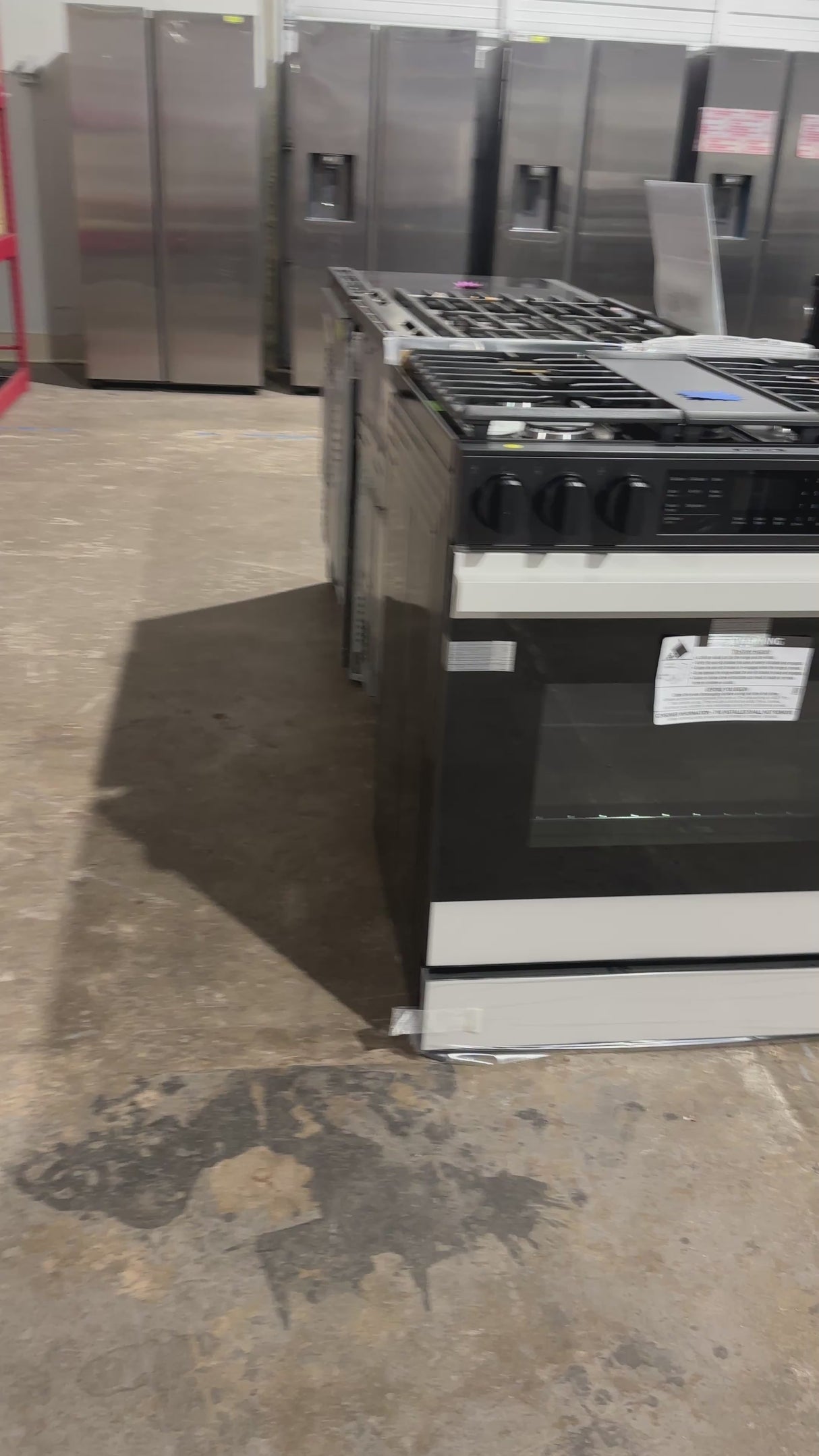 Samsung Bespoke White Electric Stove