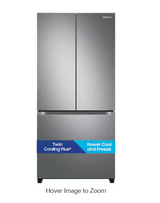 33 in. 17.5 cu. ft. Counter Depth 3-Door French Door Smart Refrigerator in Stainless Steel RF18A5101SR